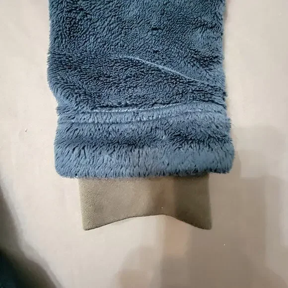 Columbia Blue Aqua Plush Fleece Zip Jacket Women’s Small Soft Warm Cozy Layer - Picture 10 of 12